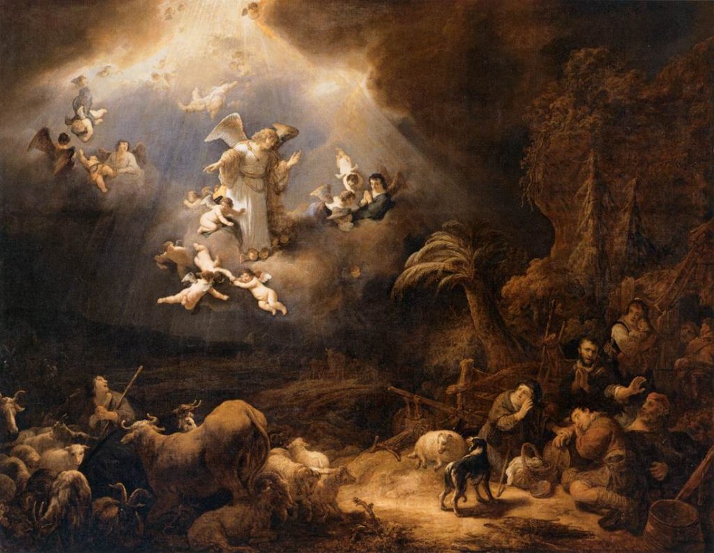 Angels Announcing the Birth of Christ to the Shepherds