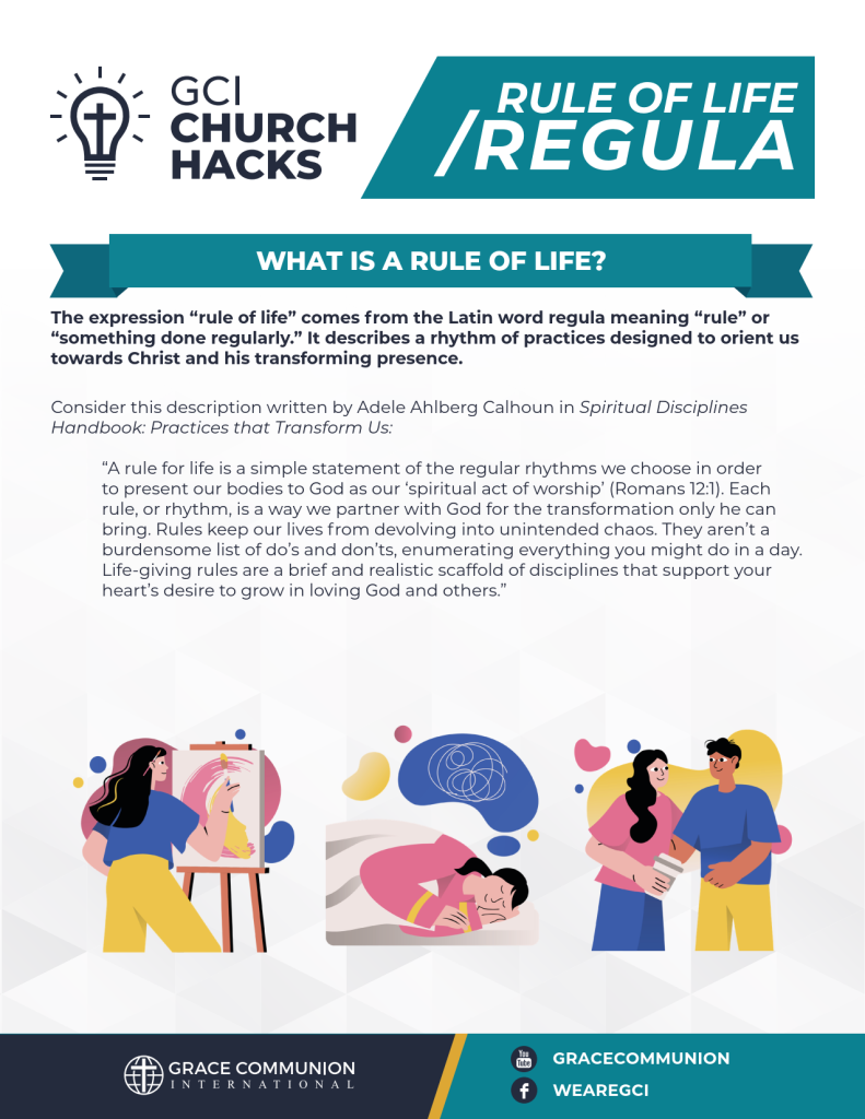 Church Hack Rule of Life GCI Equipper